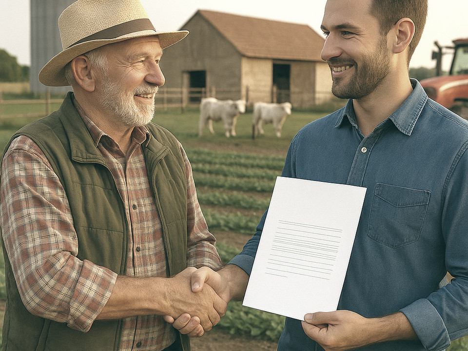 Gazdaságátadási pályázat.